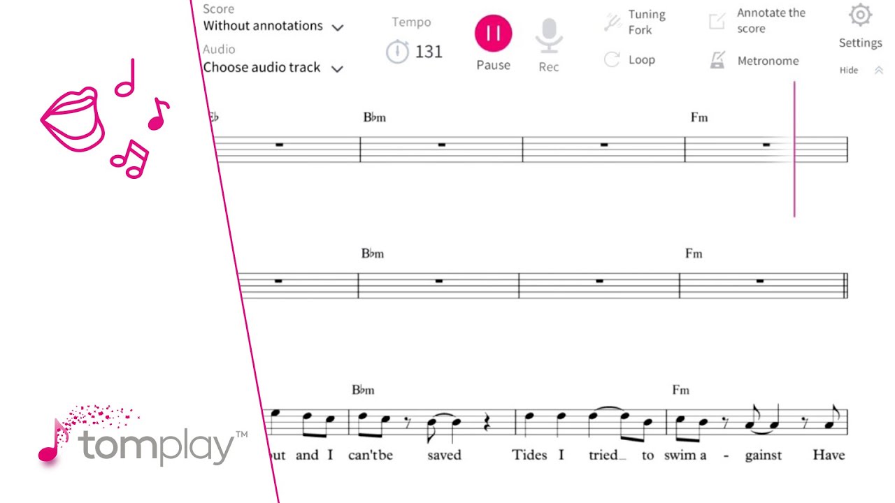 Clocks (Coldplay) - Vocal Sheet Music