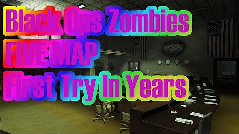 COD Black Ops Zombies FIVE Map XBOX 360 Gameplay Solo Survival First Try