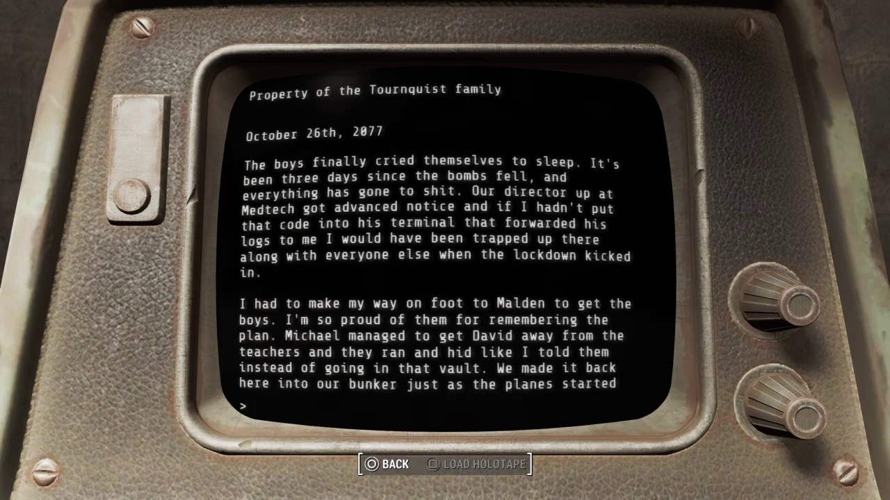 Fallout 4 Journals - West Everett Estates