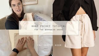 How to Sew an On-Seam Pocket | Easy Sewing Tutorial for Workwear Shorts