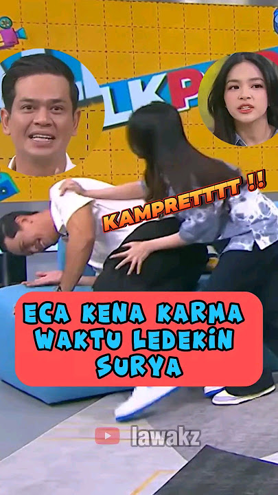 eca kena karma waktu ledekin surya  #talkpod #suryainsomnia #eca #indrajegel