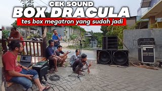 Cek Sound Box Dracula  Tes Box Megatron Yang Sudah Jadi