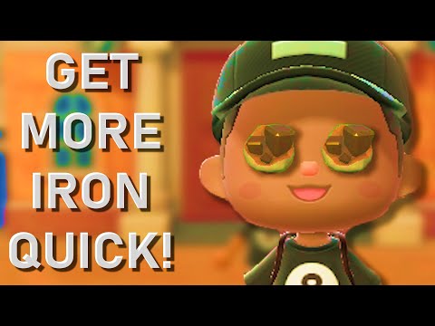 Animal Crossing New Horizons: FARMING IRON NUGGETS (BEST METHOD)