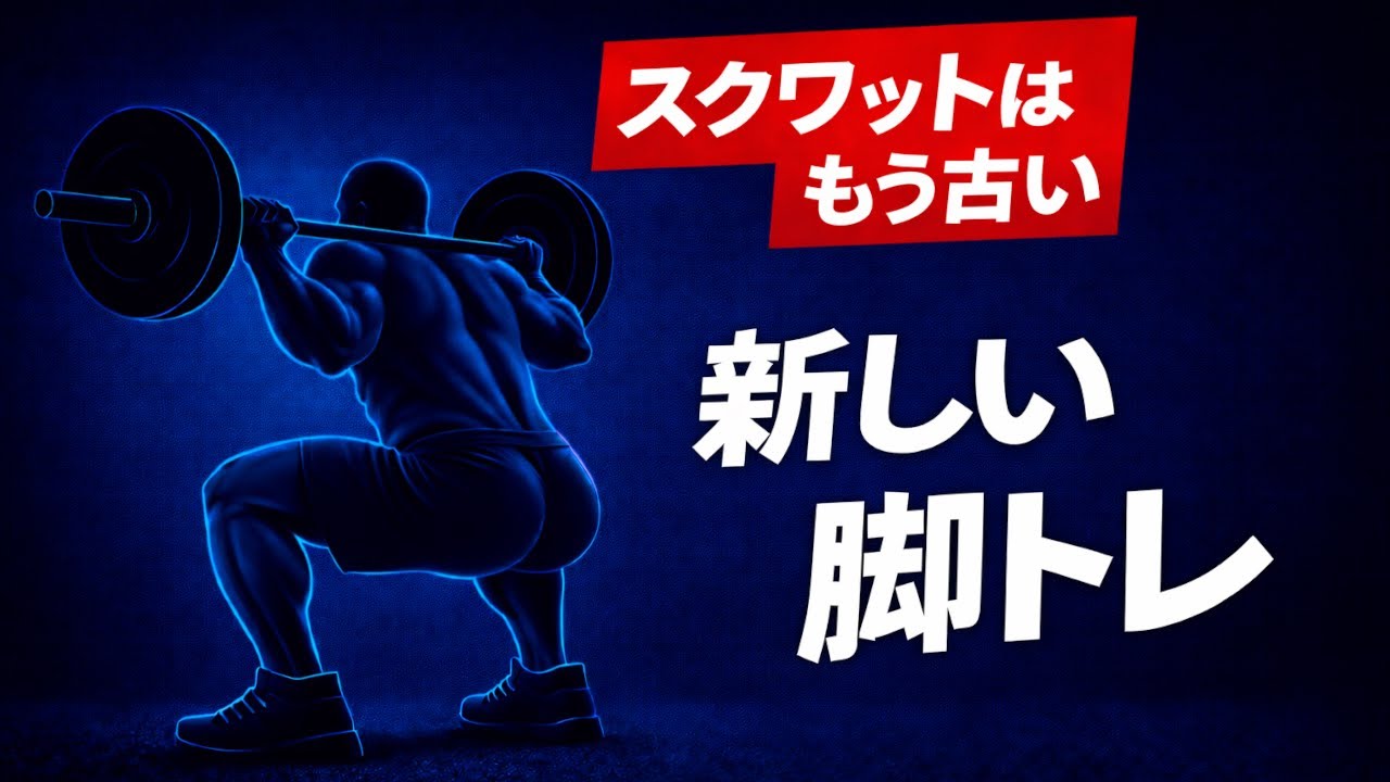 スクワットはもう古い。脚をデカくする