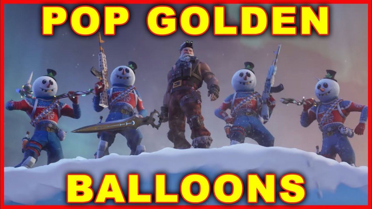Fortnite: Where to Pop Golden Balloons (Season 7 Week 9 Challenge)