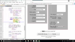 Creating an html form part 3