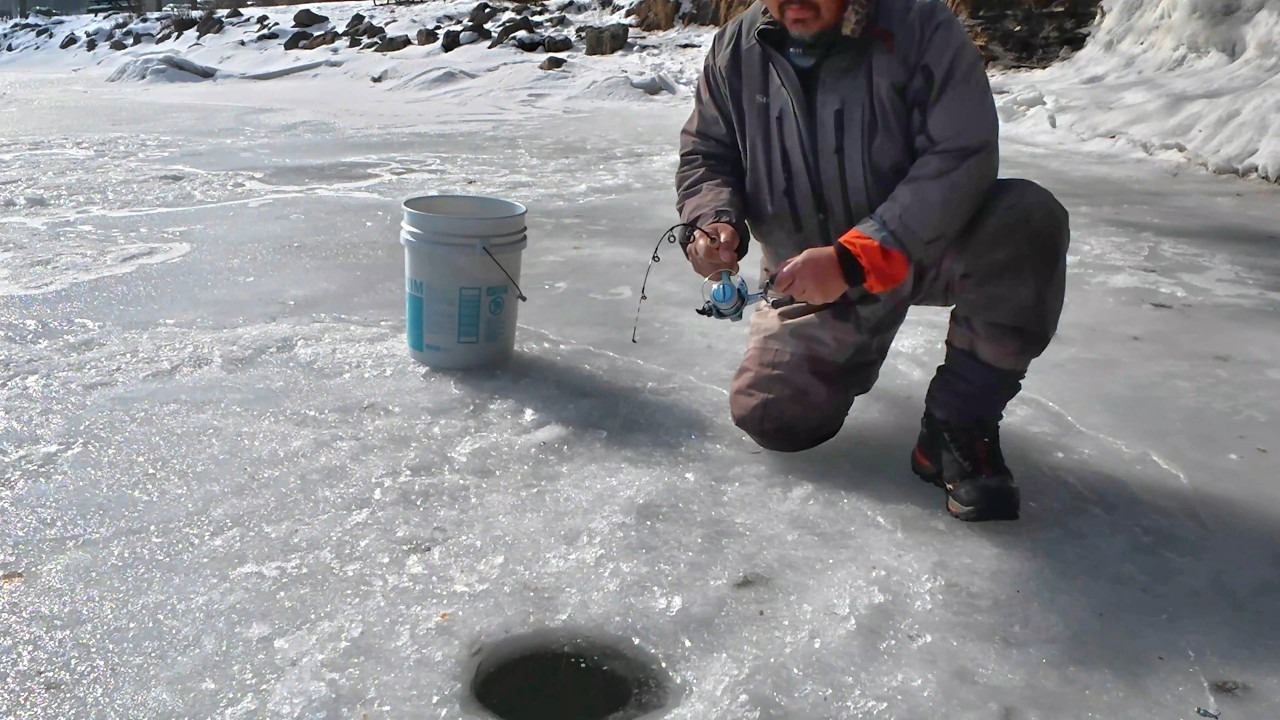 Ice Fishing Erie’s Tiny Creeks: You Won’t Believe What’s Down There!
