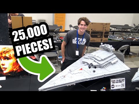Custom LEGO Star Wars Star Destroyer – 5 Feet Long!