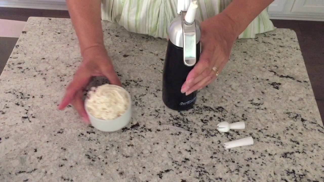 EurKitchen ProfessionalGrade Artisanal Whipped Cream Dispenser EurKitchen JustPlumCrazy YouTube