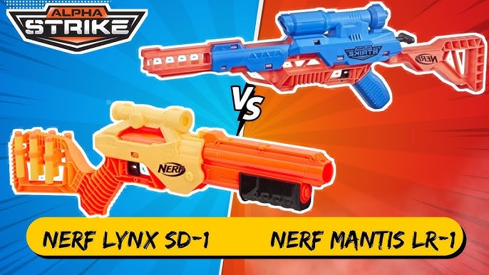 Pistolet Nerf avec viseur- Modèle Alpha Strike Mantis - Dès 8 ans