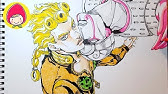 荒木飛呂彦が描くジョジョの奇妙な冒険 カラーイラスト Hirohiko Araki Jojo Drawing Youtube