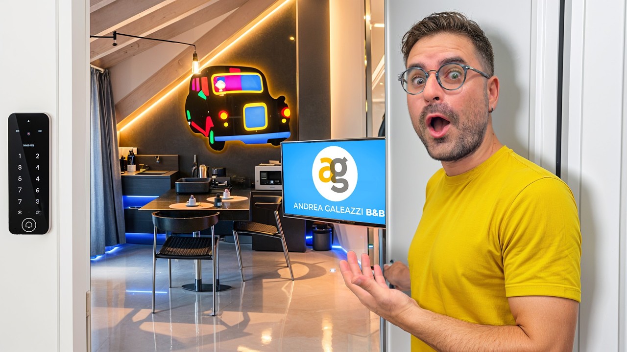 DORMO nel B&B super TECH di ANDREA GALEAZZI!