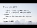 Lansdowne EF Church Prayer Meeting - 14 April 2020 - Jeremiah 10