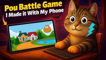 How I Made a Game on My Mobile 😹📲 (Free Tools)