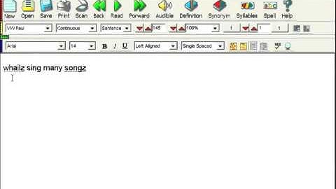Kurzweil 3000: Word Recognition & Spelling/Speaking & Writing - Spell Check Button Video