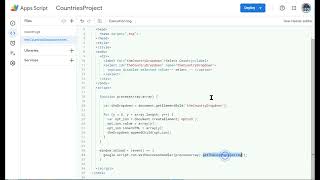 GAS (Google App Script) - Sidebar dropdown