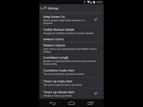 Interval Timer Android App v1.0.0