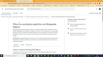 ¿Cómo desactivar SafeSearch si está bloqueado?