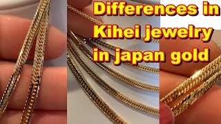 Differences in Kihei types JAPAN GOLD BRAND NEW JEWELRY