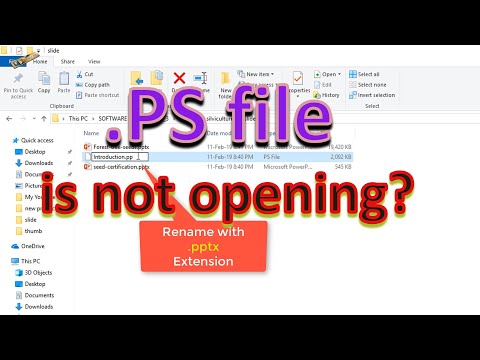 How To Open  .PS (Postscript) file