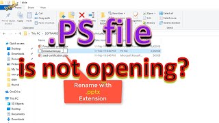 How To Open  .PS (Postscript) file