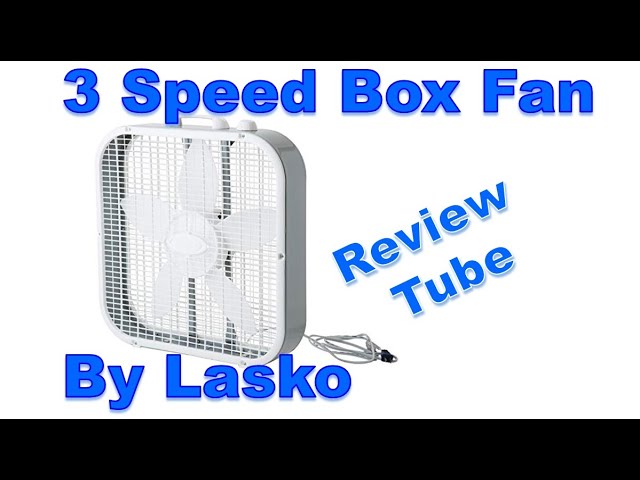 Lasko 20 Inch 3 Speed Box Fan - YouTube