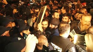 Georgia far-right groups protest at gay film premiere | AFP