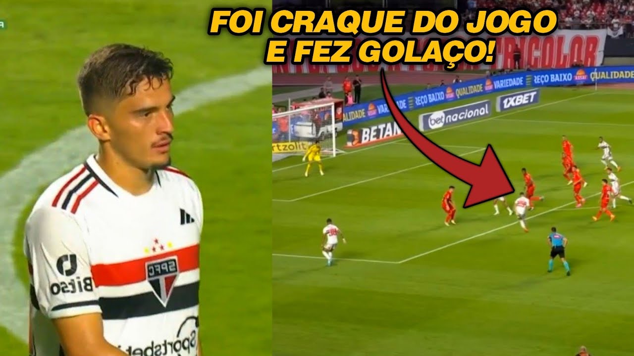 Pablo Maia: golaço e Craque do Jogo - SPFC