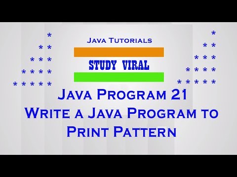 Java Program 21 - Java Program to Print Pyramid Patterns 02 - Study ...