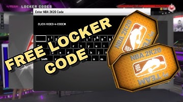 *NEW* LOCKER CODE FOR A TON OF FREE TOKENS IN NBA 2K20 MYTEAM