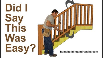 Easiest Way To Calculate Angles To Build Handrailing or Guardrailing - Stairway Construction Tips