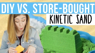 DIY Vs. StoreBought Kinetic Sand