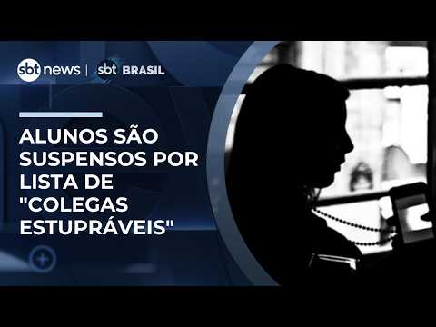 Escola particular de SP suspende alunos por mensagens definindo "colegas estupráveis" | #SBTBrasil