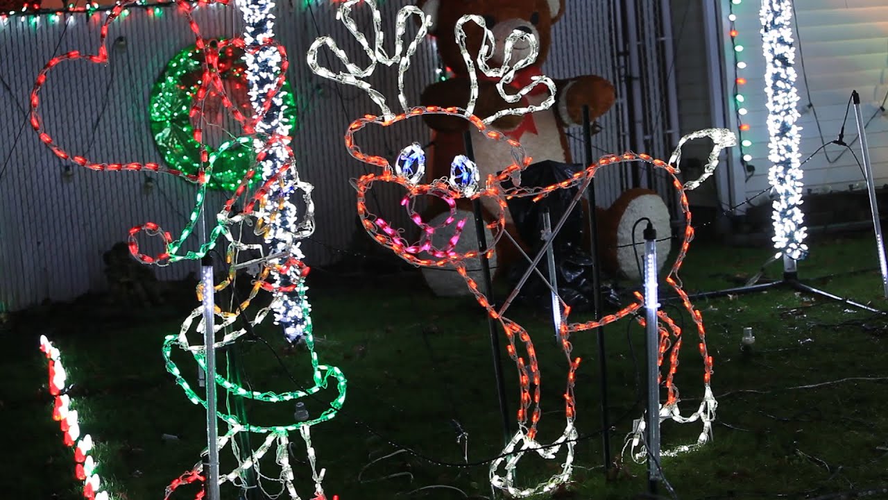 (Discovering Long Island) Selden Dancing Light Show YouTube