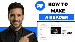 How to Make a Header with Webflow Easily (full guide)