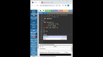 C PROGRAM TO FIND FACTORIAL OF A NUMBER
