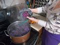 Paper Dying | Red Cabbage dye bath preserving - pt 1