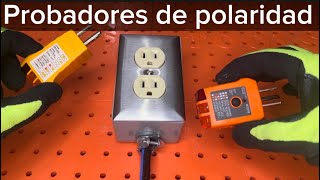 Probadores de polaridad para contactos 125 Vca Klein Tools GFCI / RT210