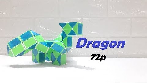 Snake Cube or Rubik Biến Thể 72 Pieces - Dragon