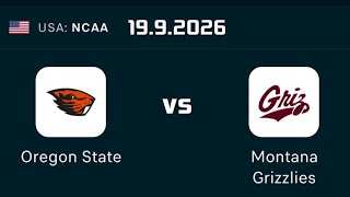 Oregon State Beavers vs Montana Grizzlies Football LIVE Game Tracker & Scores screenshot 3