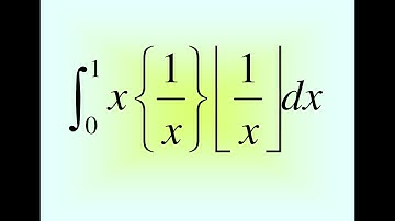 Integrate x {x} [x] / x times fractional part times floor of x | 小數部份+下取整數積分