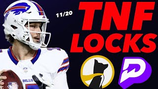 Prizepicks Nfl Thursday Night 112025 - Free Picks 8-2 Tnf Run - Best Player Props - Today