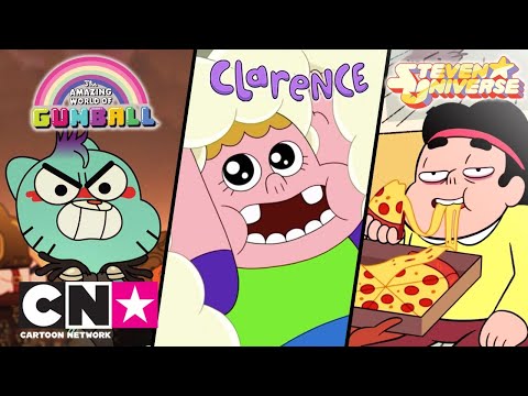 Гамбол + Кларенс + Вселенная Стивена | Приключения с пиццей! (серии целиком) | Cartoon Network