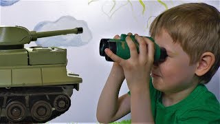 Игрушки для мальчиков Умный танк! Видео для детей Игрушки для мальчиков Умный танк! Видео для детей