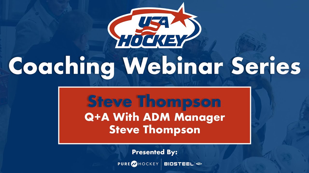 USA Hockey's Webinar Series - Goaltending Q&A - with Steve Thompson