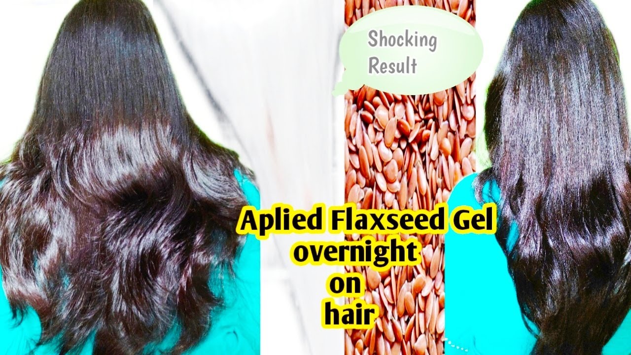 I left flax seed gel overnight on my hair flax seed gel Shocking