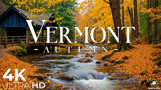 Autumn Vermont 4K UHD 🍁 Discover the Most Beautiful Fall Colors in Vermont This Season
