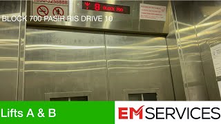 HDB Block 700 Pasir Ris || EM Elevator