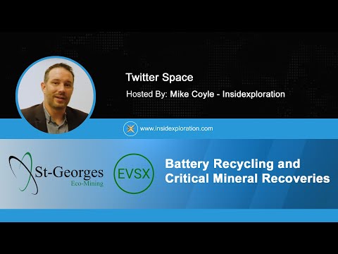 Insidexploration Twitter Space - Battery Recycling and Critical Mineral Recoveries