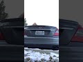 E63 amg w211 stock exhaust with resonator deleted